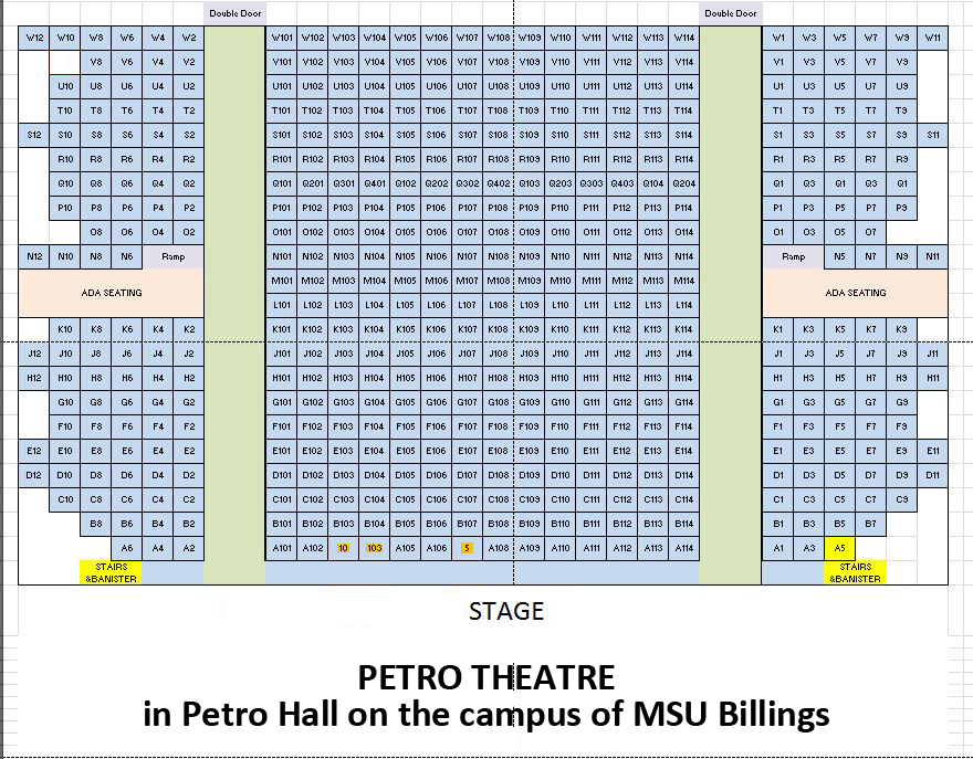 First Interstate Center For The Arts Seating Chart